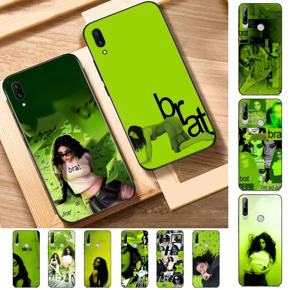 B-Brat C-Charli XCX Phone Case For Huawei Y9 6 7 5 Prime Enjoy 7s 7 8 plus 7a 9e 9plus 8E Lite Psmart Shell