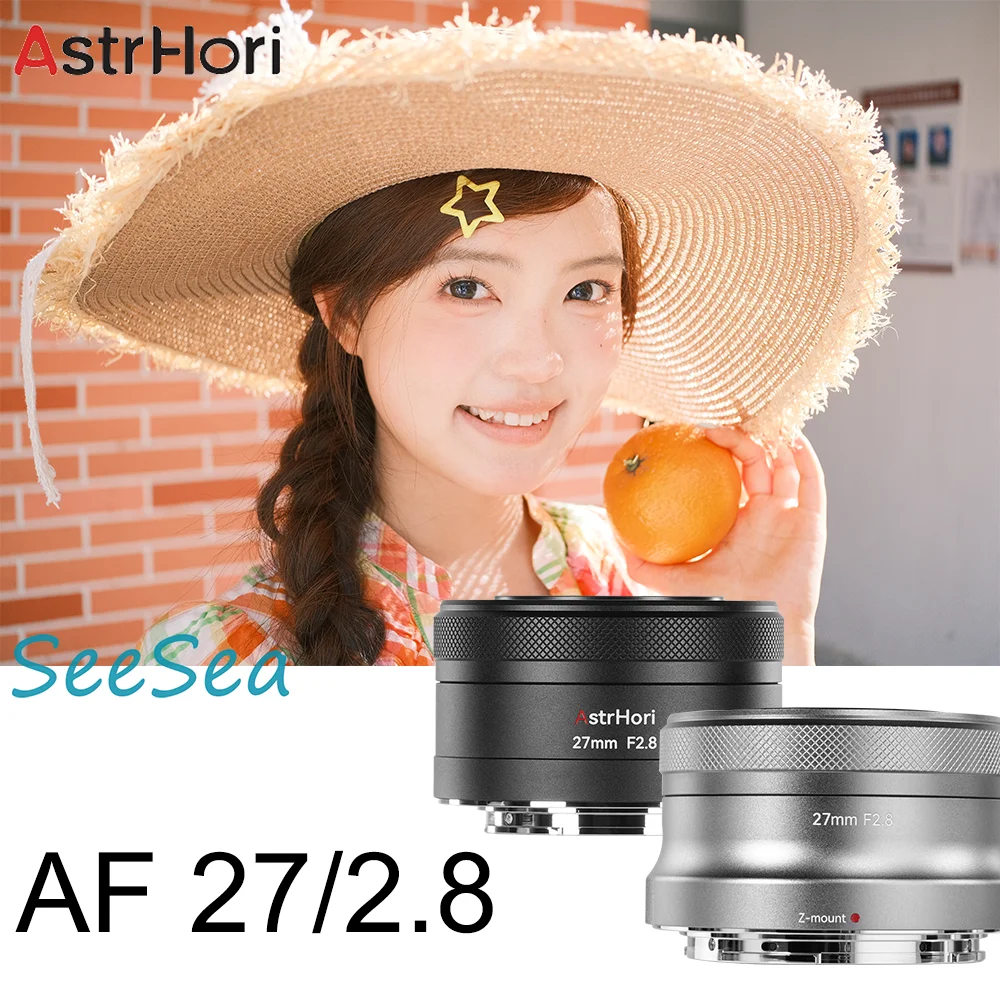 AstrHori 27mm f2.8 Autofokus APS-C Prime Objektiv kompatibel für Fuji Fujifilm X-Mount Nikon Z Sony E