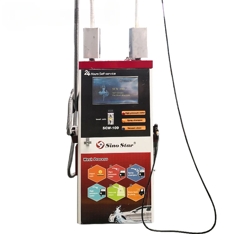 (SCW-109) Professional Coin / Card Operated Self-service Car Washing Machine/self Service Car Wash Equipment System