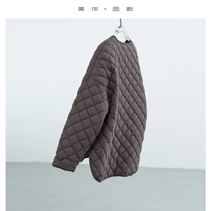 Top Items from the Show~90% White Duck down Quilted Jacket, Classic Quilted Pattern down Jacket, Women's Clothing 2025 Autumn and Winter New Collection