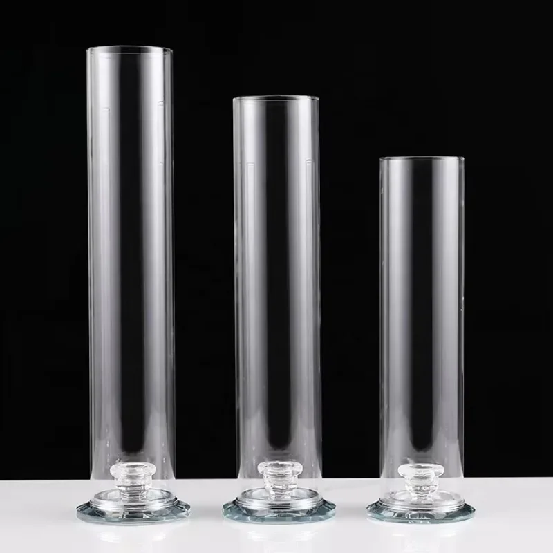 

Wedding decoration household items crystal glass candlestick ornament