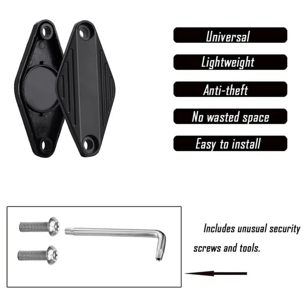 

AAA04R Airtag Bike Holder Hidden Bike Bottle Cage Universal Bike Airtag Accessories Waterproof Anti-Theft Bike