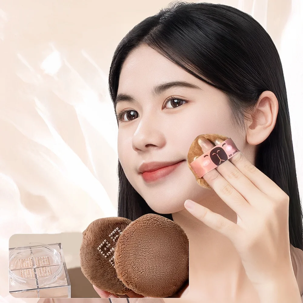両面エアクッション化粧パフファンデーションパウダークリーム汚れツールクリスタルベルベットルースパウダーセッティングメイクアップツール