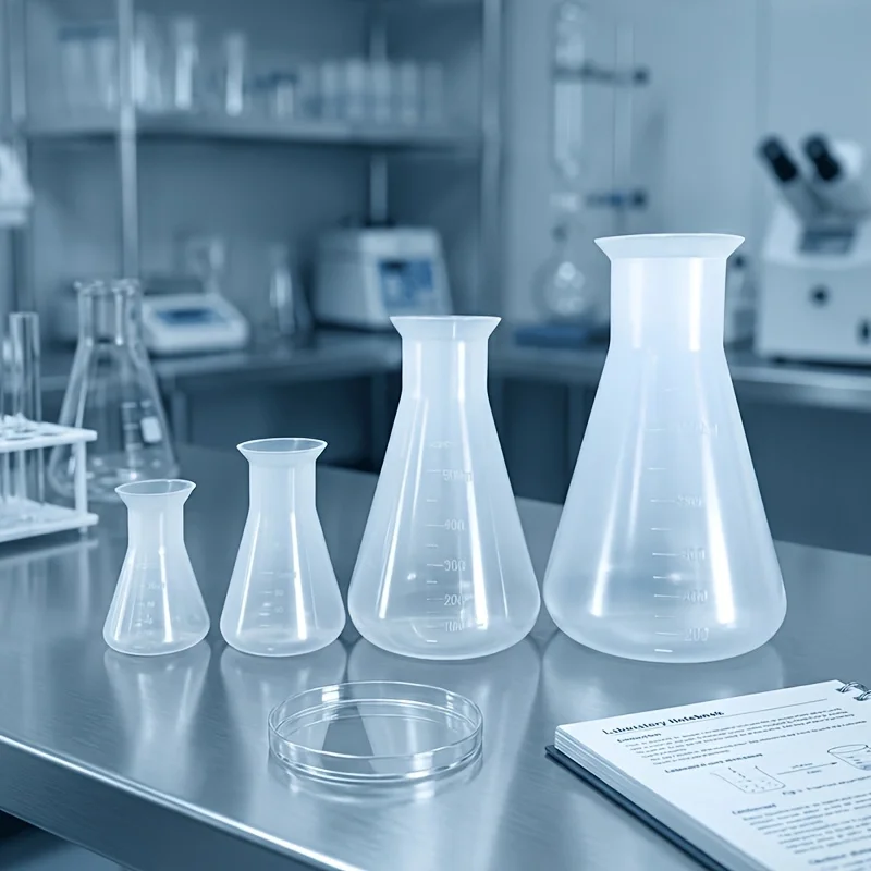 Laboratory Volumetric Flask, Measuring Flask, with Scale Markings, Plastic Bottle, Measuring Cup, Erlenmeyer Flask, Multi-Functional, Multiple Sizes Available: 50ml, 100ml, 500ml, 1000ml