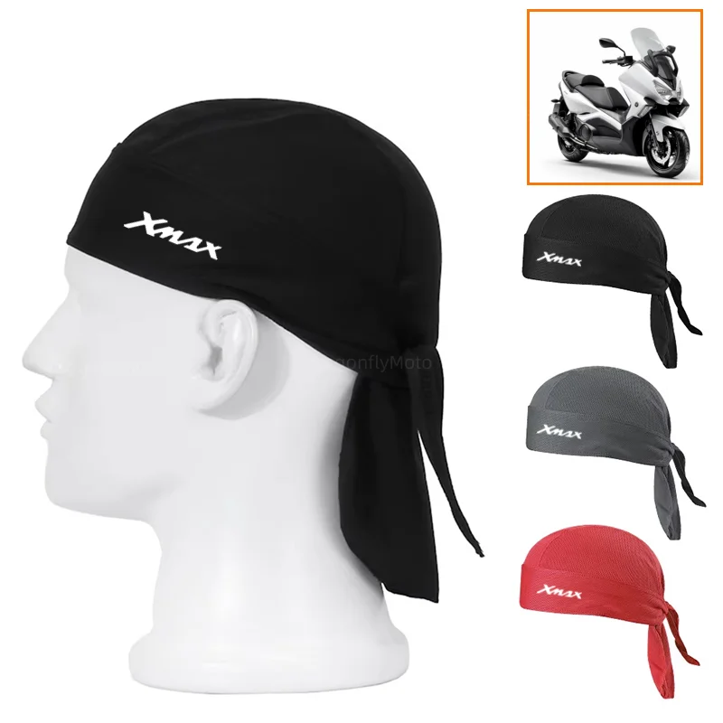 Summer Cycling Cap Quick Dry Breathable Pirate Hat For YAMAHA XMAX X-MAX 125 250 300 400 Motorcycle Hat