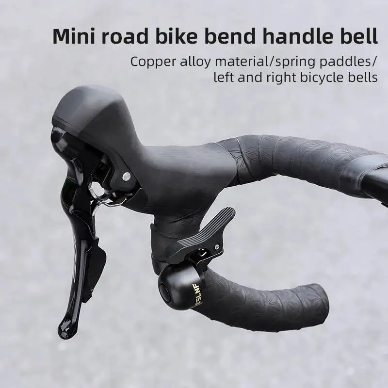 ESLNF Bicycle Bell Road Loud Sound Warning Bike Handlebar Copper Alloy Ring Horn For Safety Cycling