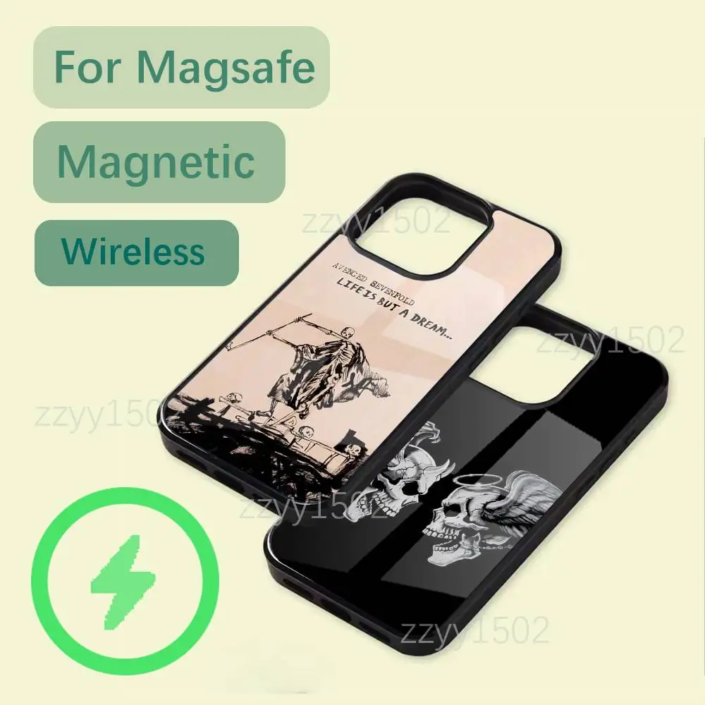 

A-AvengedS Sevenfold A7X Phone Case For iPhone 17,16,15,14,13,12,11,Pro,Max,Plus,Mini,SE4,E Magsafe Wireless Charging