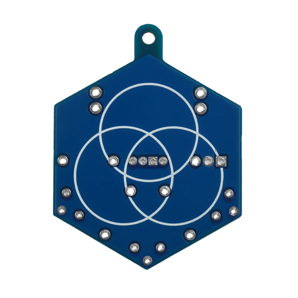 Kit de solda de placa de circuito de luz LED RGB Fabricação eletrônica Kit DIY Peças sobressalentes Laboratório de estudantes