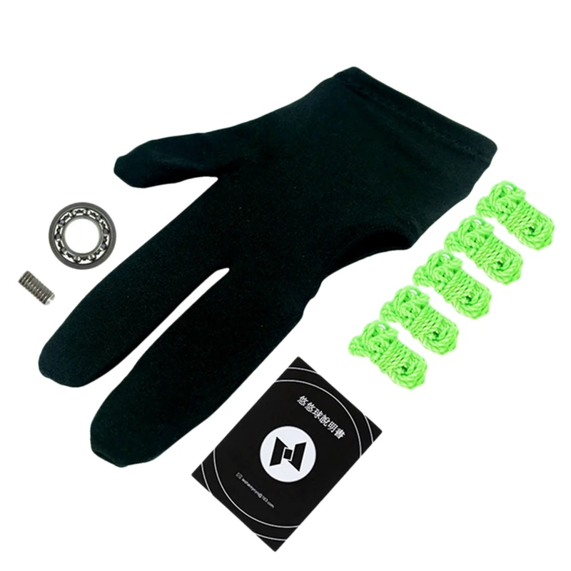 Yoyo profesional tidak responsif, Yoyo paduan aluminium + ekstra 5 senar + sarung tangan Yoyo untuk pemutar canggih