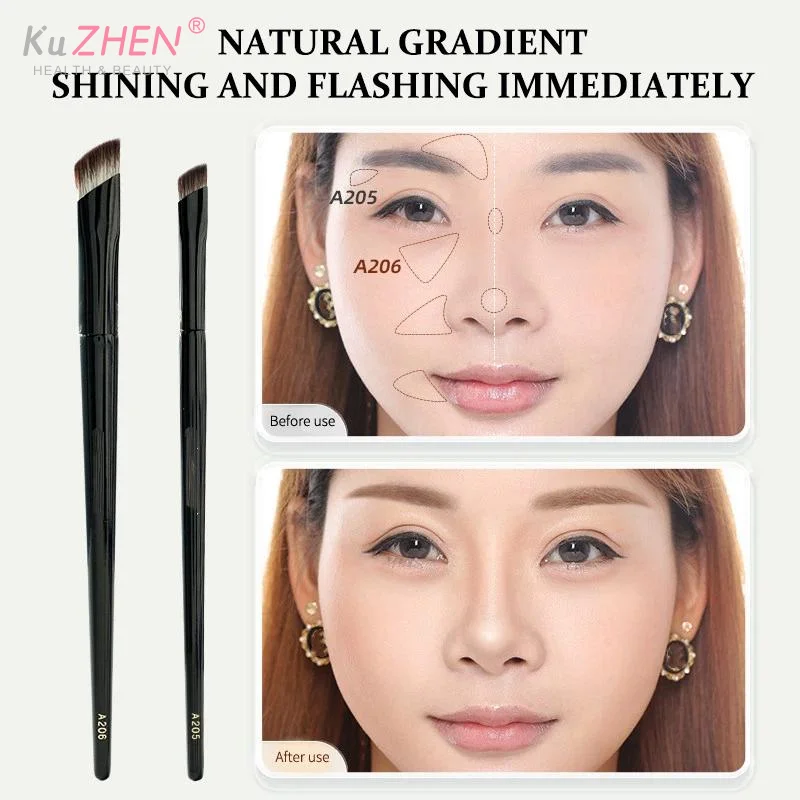 Professional Foundation Brush Triangular Brush Head Liquid Foundation Shadow Concealer Brush Women Face Base Makeup Beauty Tools