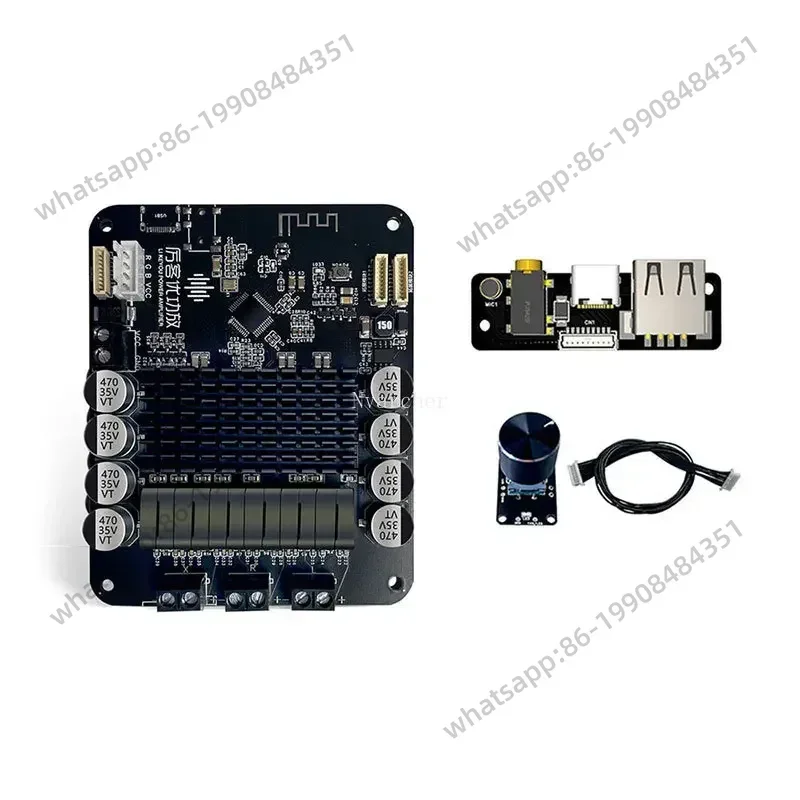 

Плата усилителя сабвуфера Bluetooth 5.0 DSP Digital 2.1, 70Вт+140Вт, TWS, AUX, USB-вход, 8В-24В, для аудиосистем