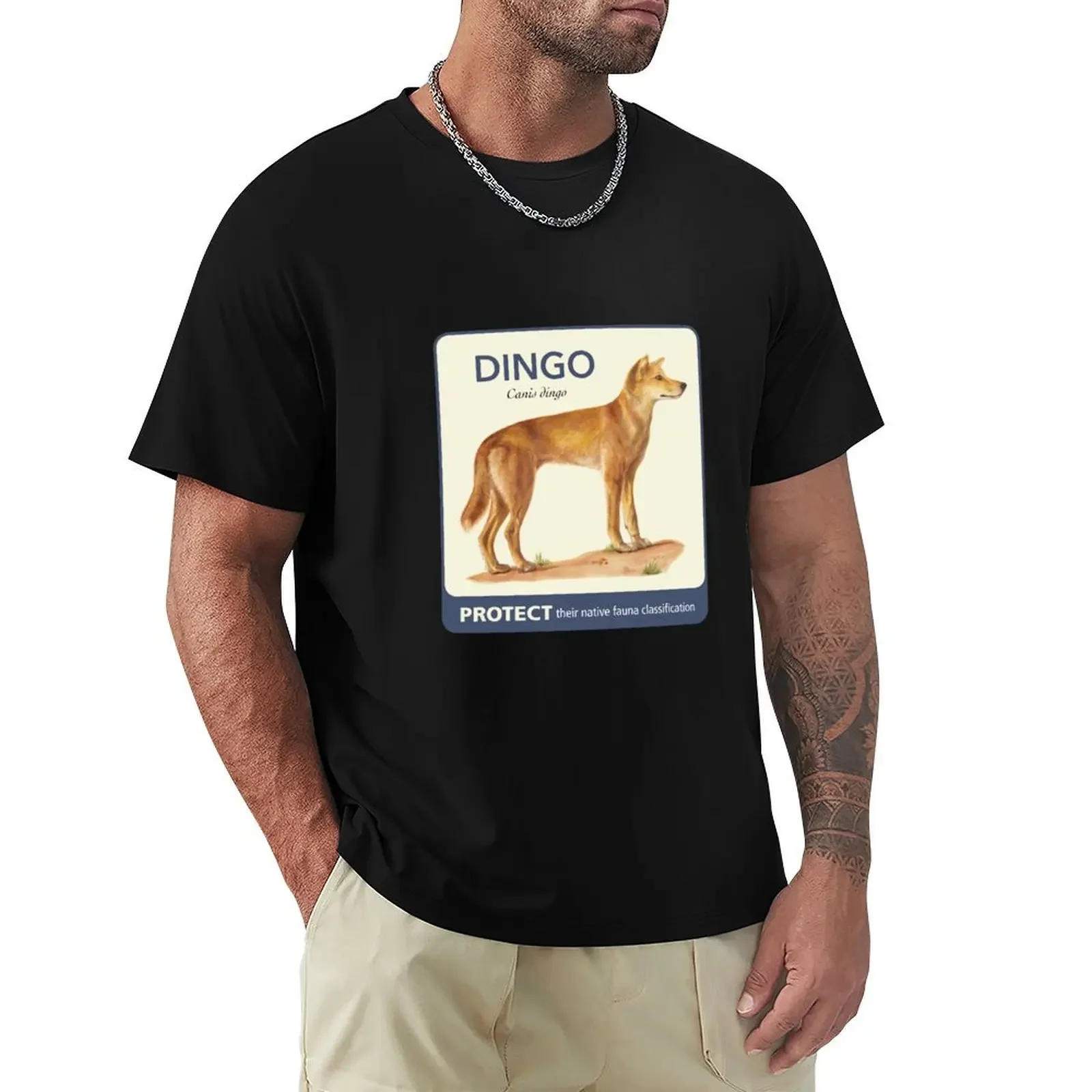 

Protect Australian Dingo T-Shirt plus sizes street wear t shirts for men cotton