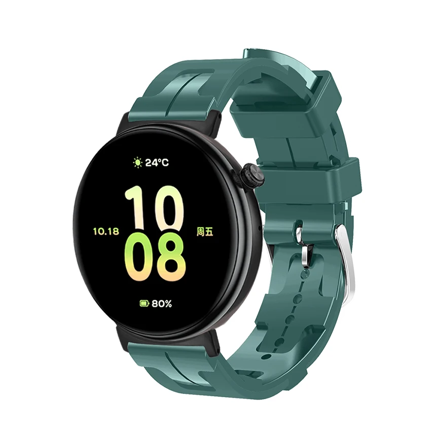 실리콘 우븐 시계 스트랩, 아너 워치 핏용, 안정적인 메탈 버클 스포츠 스마트 워치 밴드, 남녀 아너 워치 핏용 스트랩