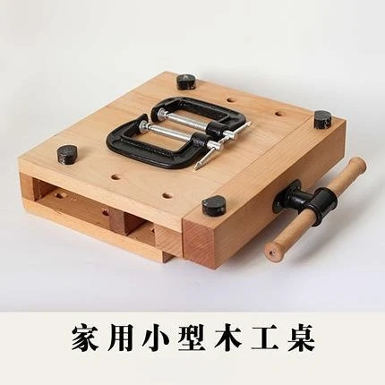 

Small wooden workbench for home ash woodworking table multifunctional tabletop