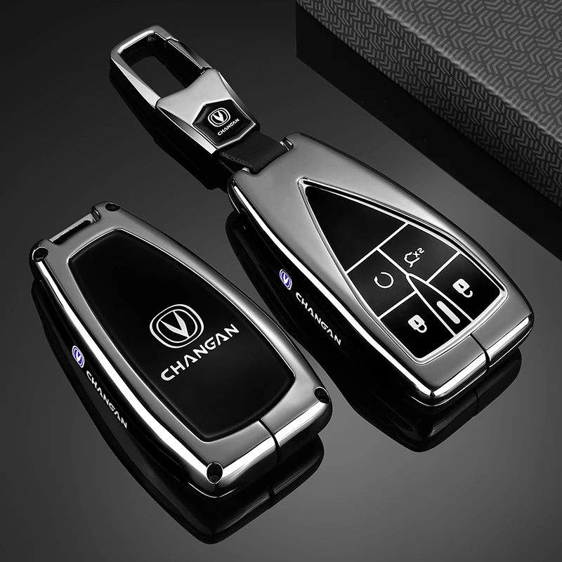 Car Key Case Cover Shell Protector for Changan UNIT UNIK CS35PLUS CS55 PLUS CS75 PLUS Oshan X7 X5 Accessories Zinc Alloy 2026