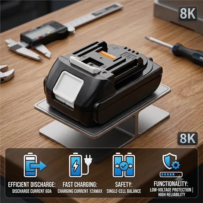 Superior Li- Battery Case Kit 5X18650 BL1815 For 18V Power Tool Fast Charging PCB Protection Circuit Board