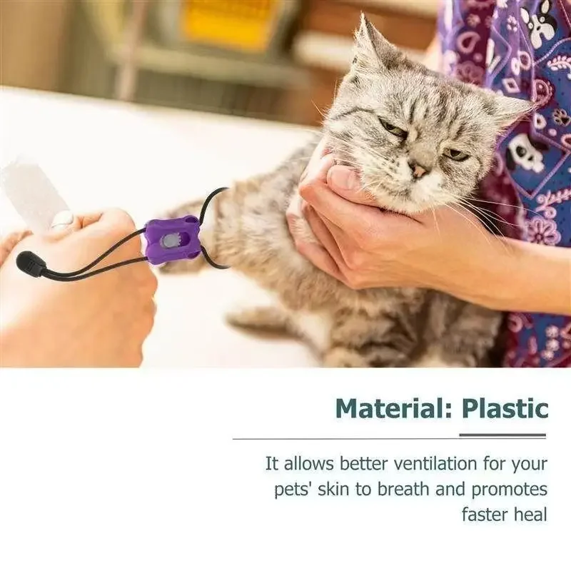 3PCS/5pcs/10pcs/20pcs Pet Use Tourniquet Adjustable Pressure Cuff 38cm 3mm Size Clinic Hospital Supplies