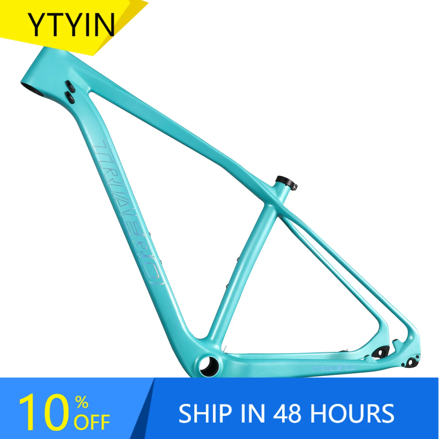 

YTYIN ICAN Top Quality Rated Mountain Green Frame With 135/142mm Axle T800 Xc Carbon Mtb Mountain Bicycle Frame Full Mtb 29 Carb