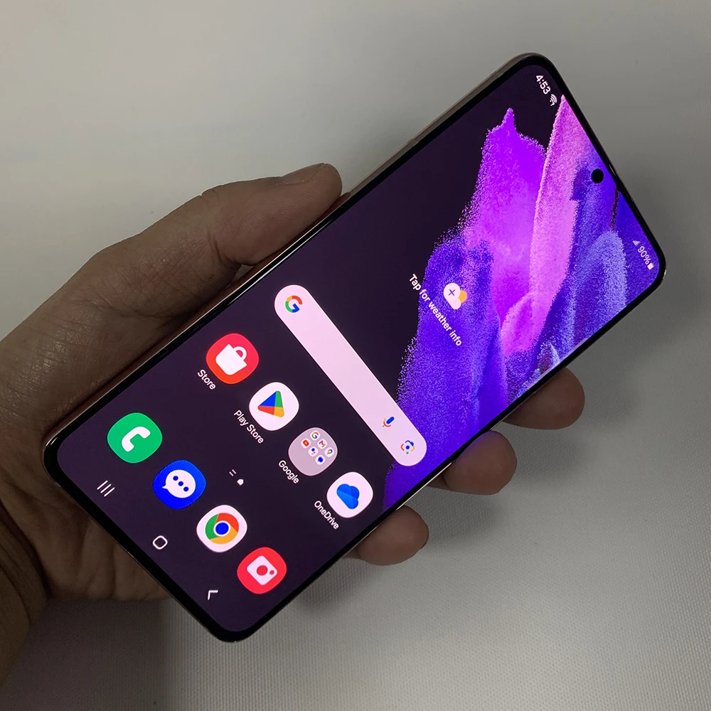 سامسونج جالاكسي S21 5G G991U1 6.2 "ال ROM 128/256GB RAM 8GB Snapdragon 888 NFC كاميرا خلفية ثلاثية ثماني النواة الأصلي 5G الهاتف الخليوي