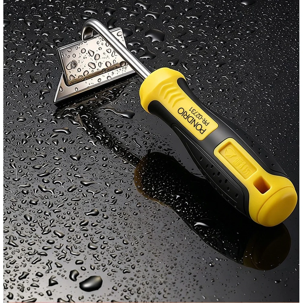 Professional Degreasing Shovel For Kitchen Floors And Glass Surfaces Comes With 10 Spare Blades Rust Resistant