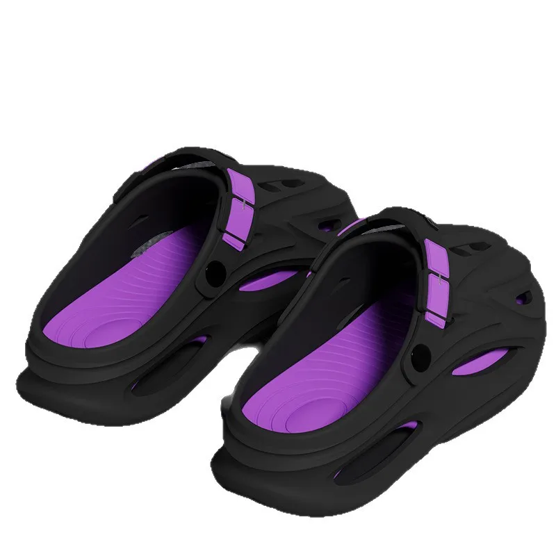 

Summer Men's and Women's Cave Shoes Fashion Breathable Sandals with Removable Insoles Non-slip Cushioned Thickened Slippers New