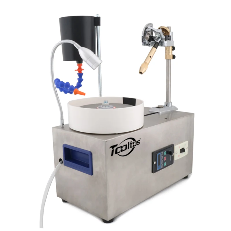

ZB-180 Jewelry Lapidary gem Faceting Machine Gemstone Grinding Machine Polishing Equipment Jade Stone Angle Polisher