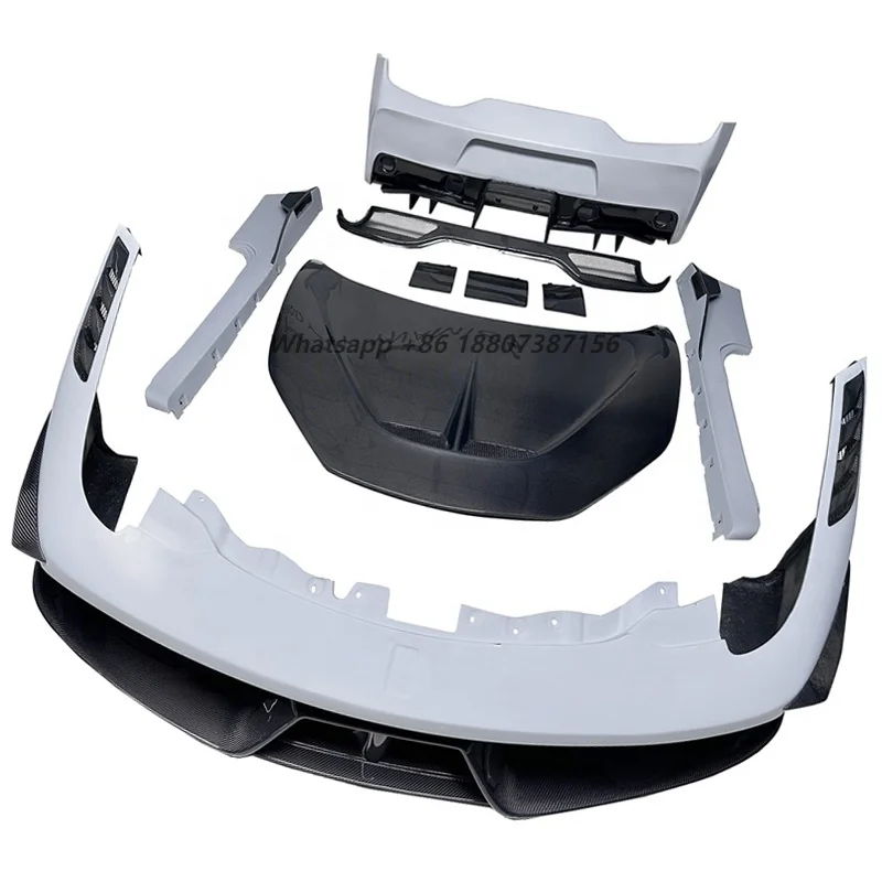 SPC SP 458 Body Kit for 458 Aerodynamic Tuning Kit for 458 Upgrade Front Bumper +Side Skirts+Rear Bumper 2011+