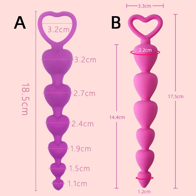 Anal Beads Clear Sexualues Balls Silcone Soft Anal Plug for Women Butt Plug Anal Balls Sexyshop Erotic Accessories Adult Goods