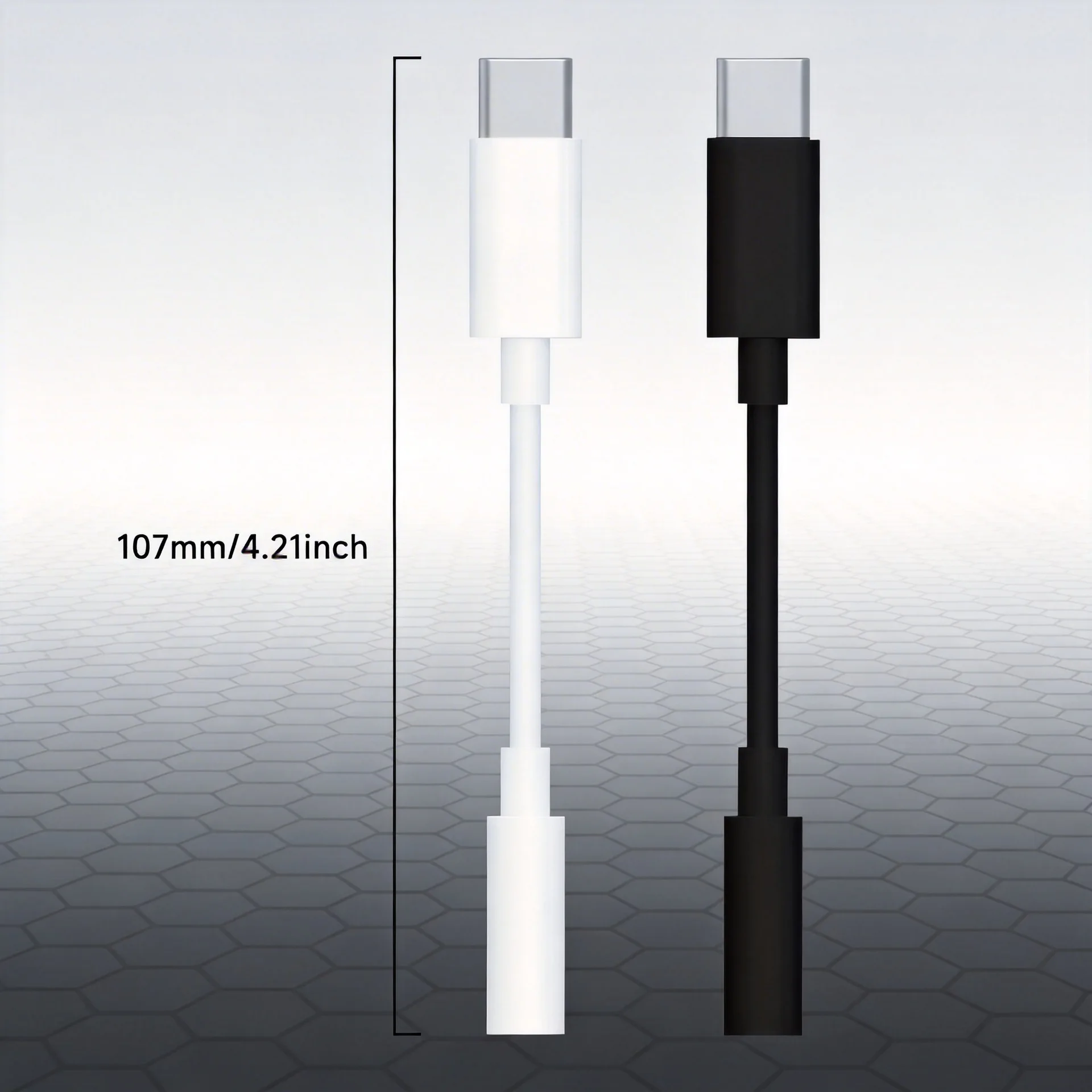 USB-C to 3.5mm Audio Headphone Adapter, Hi-Fi Kit, Compatible with Smartphone, Tablet, PC,  15/16/17, Type-C Converter