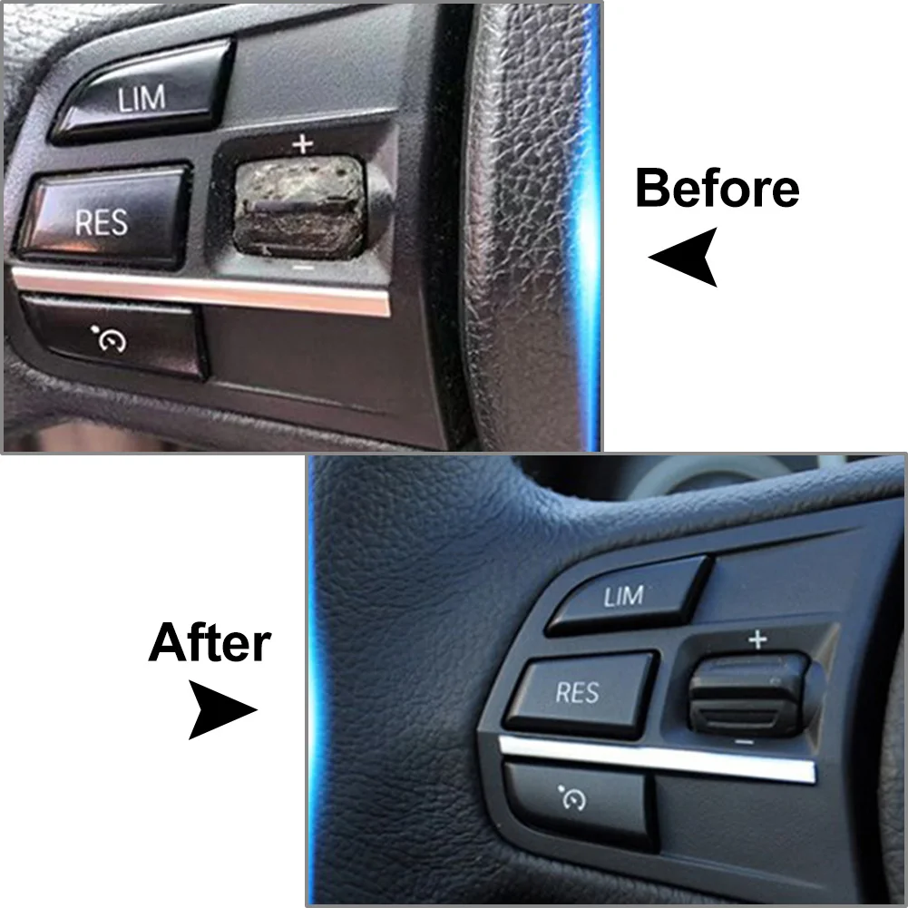 1 Pair Car Multi-function Steering Wheel Key Control Knob Button For BMW X1 F48 F49 X5 F15 X6 F16
