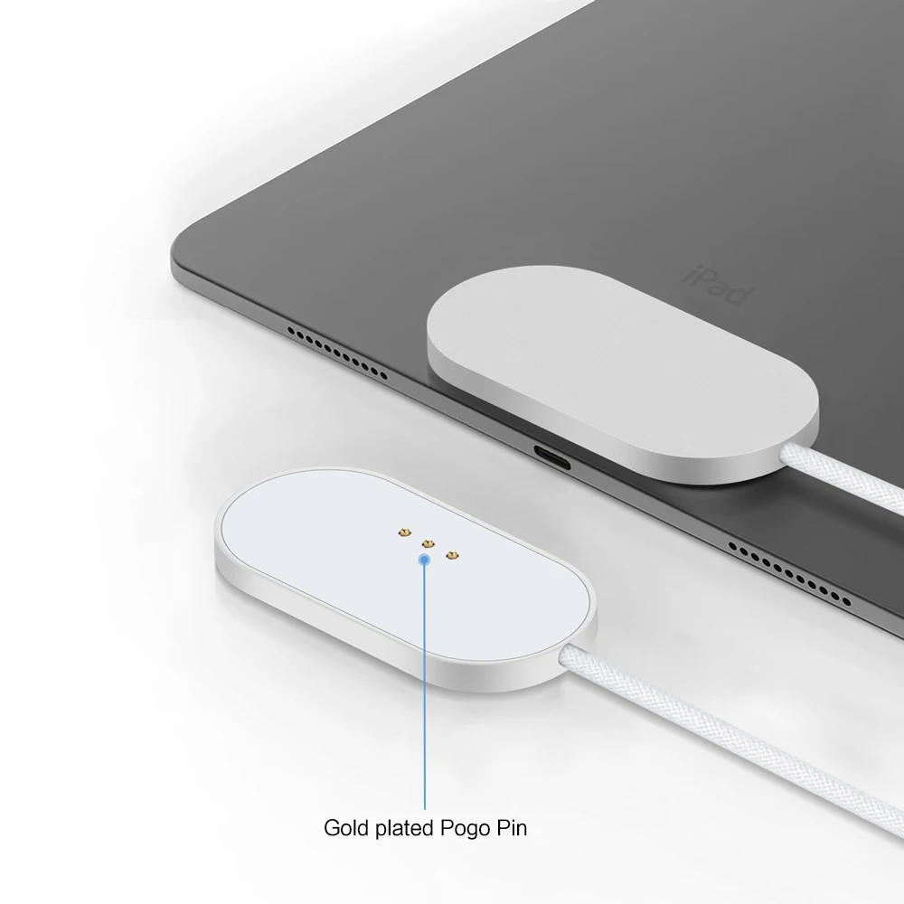 For iPad Pro Magnetic Wireless Charger Aluminum Alloy Fast Charging Smart Charger with USB C to C For iPad Air Pro 13"/11"/12.9" - view 5