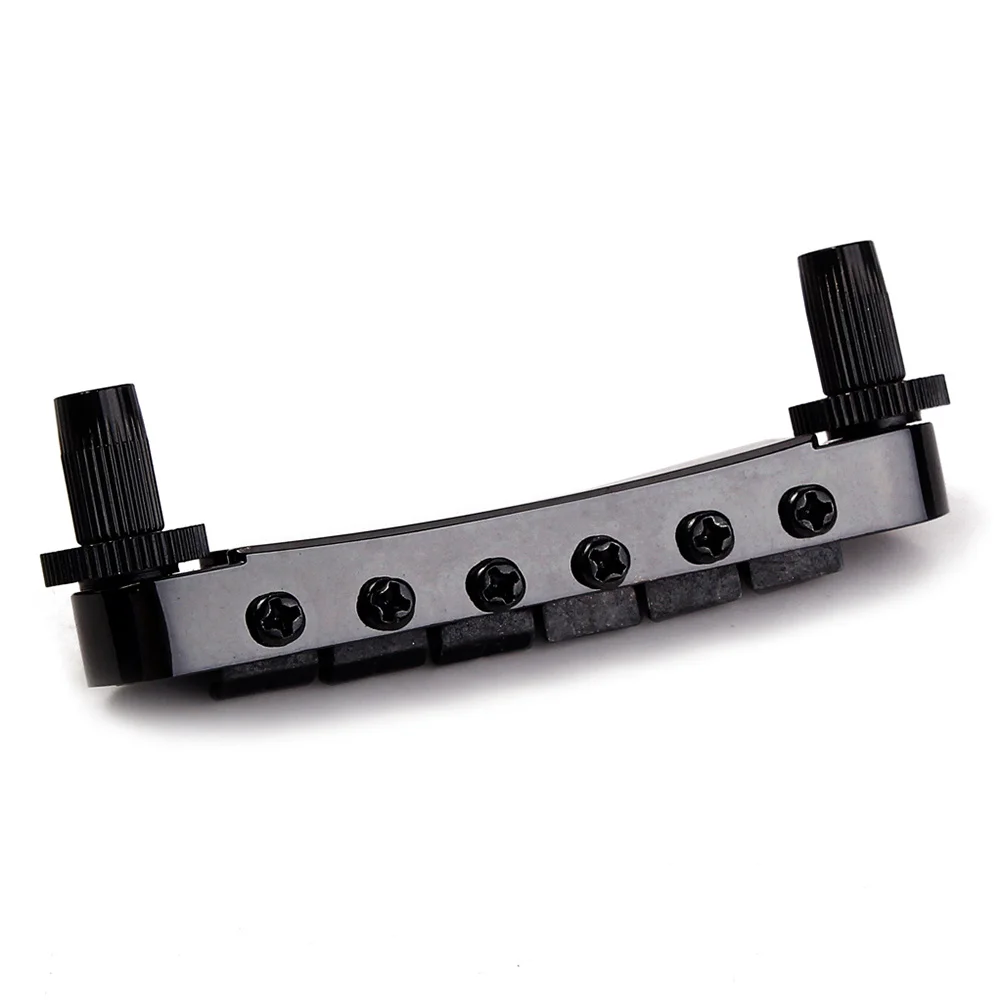 

Ga105 Roller Saddle Bridge Black High Quality Plated Coating for Electric Guitar Replacement Guitar Bridge Parts