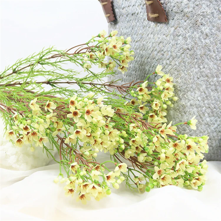 5-teiliges Set Künstliche Winterblumen aus Seide für Wohnzimmerdekoration, Hochzeitssträuße, Party-Tischdekoration, Blumenarrangements – Detail 12