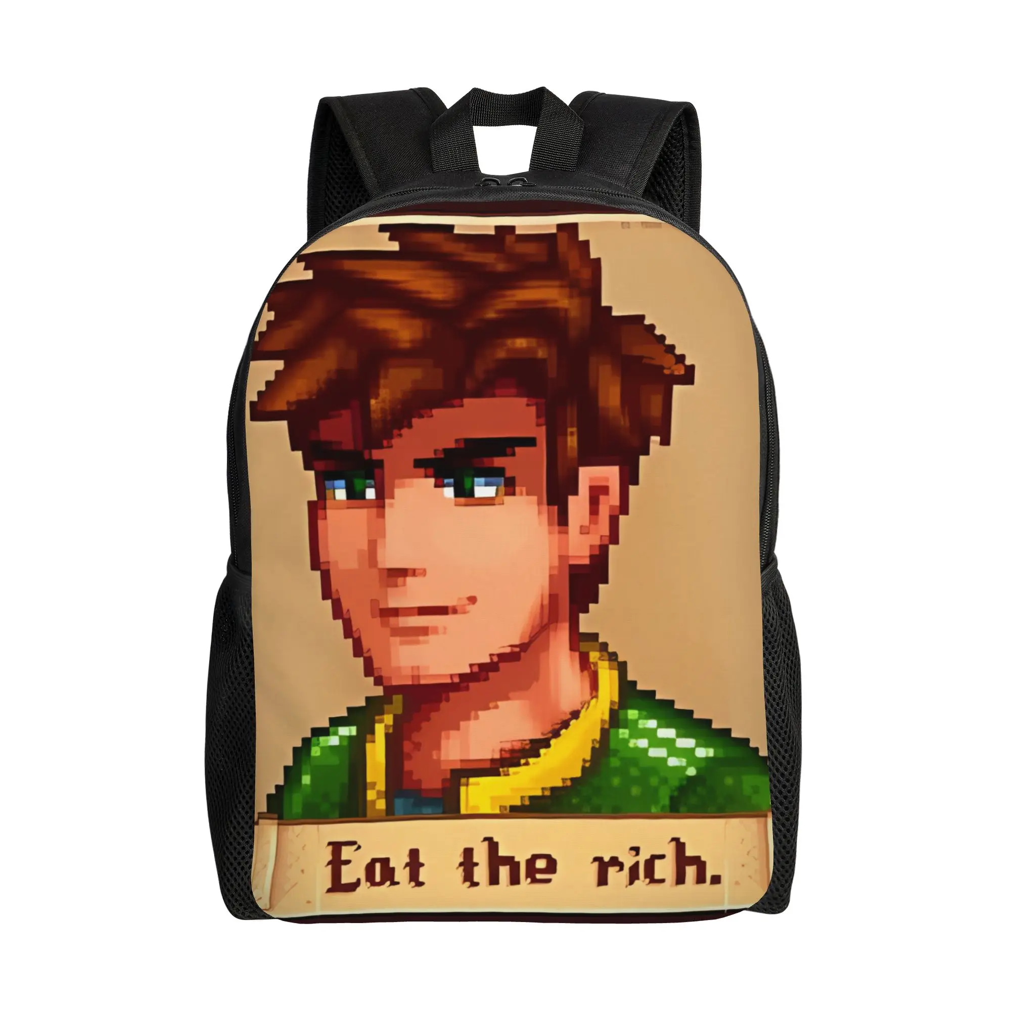 

Рюкзак Alex Eat The Rich Stardew Valley, модный рюкзак для офисных работников, вместительный школьный рюкзак, сезон «Снова в школу»