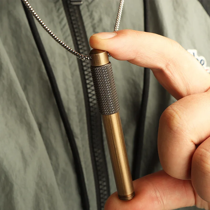 Metall Tragen Tragbare Brunnen Stift Retro Kupfer Mode Persönlichkeit Kreative Business Geburtstag Geschenke büro liefert
