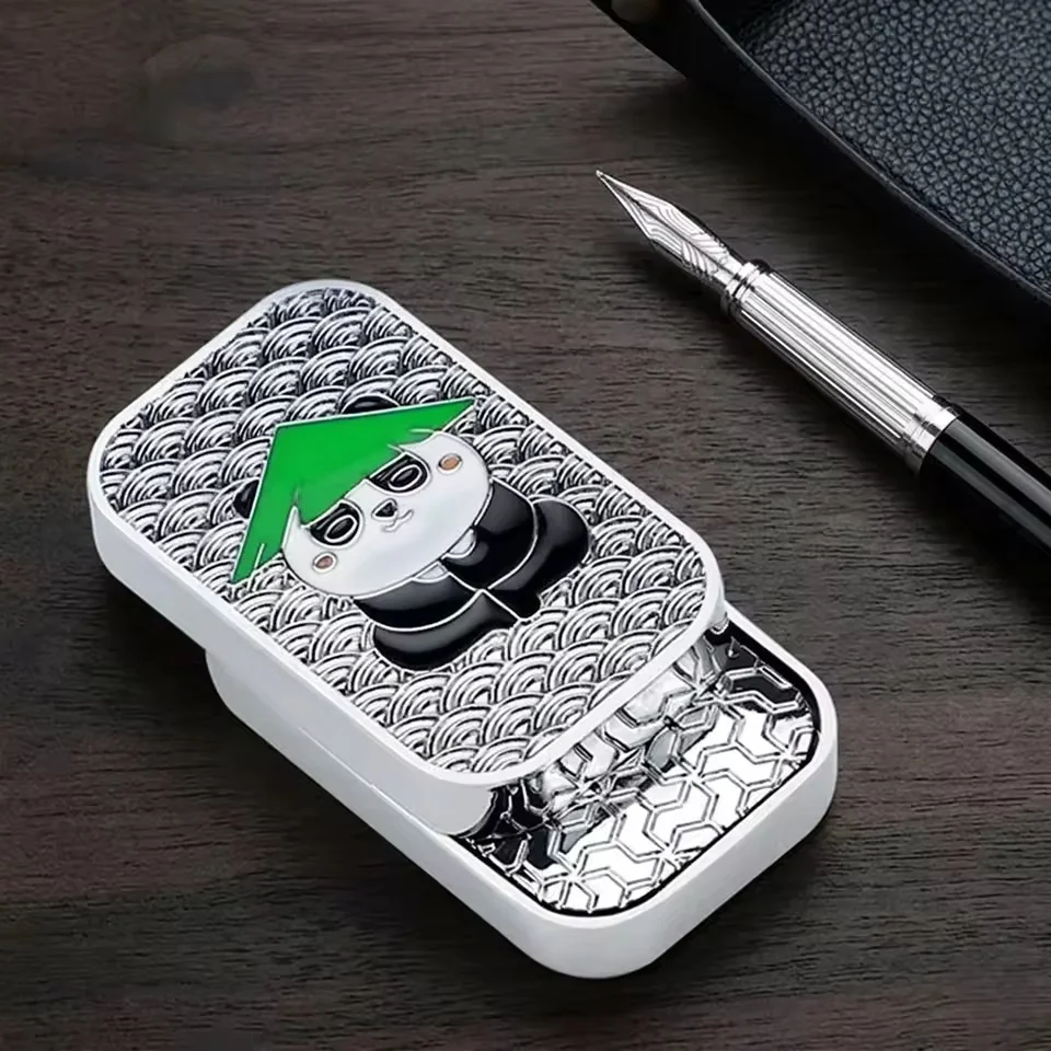 Panda Themed Stress EDC Relief Toy Infinite Slide Playing Cards Casual Office Desk Toy to Break Bad Habits And Alleviate Anxiety