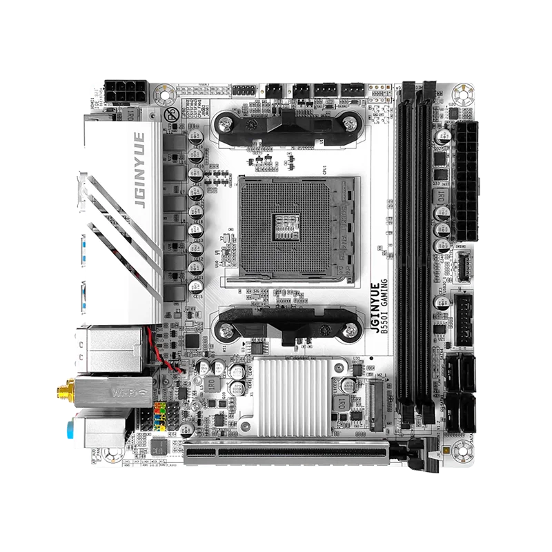 JGINYUE B550i GAMING Mini ITX Motherboard DDR4 Memory Support AM4 Ryzen 5 Series PCIe 4.0 Dual M.2 WiFi 6 Gaming PC - view 4
