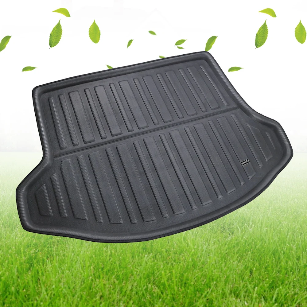 Rear Trunk Liner Cargo Boot Mat Floor Tray Protector Carpet Mud Kick Pad For KIA Sportage R 2011 2012 2013 2014 2015