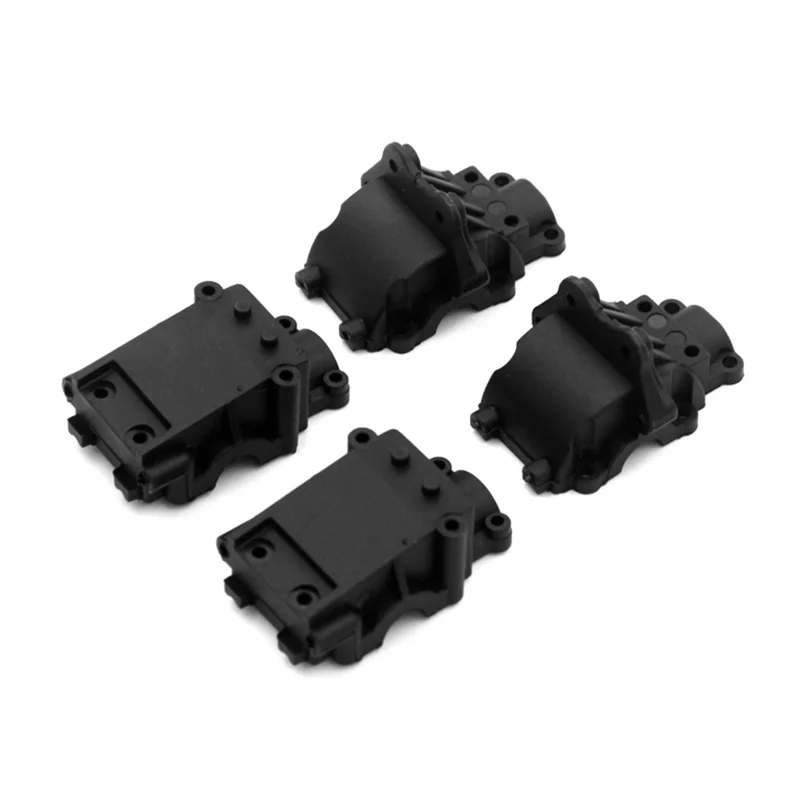 4 قطعة صندوق التروس قذيفة التفاضلية الإسكان علبة التروس ل Wltoys 144001 144002 144010 124007 124016 124017 124019 قطع الغيار