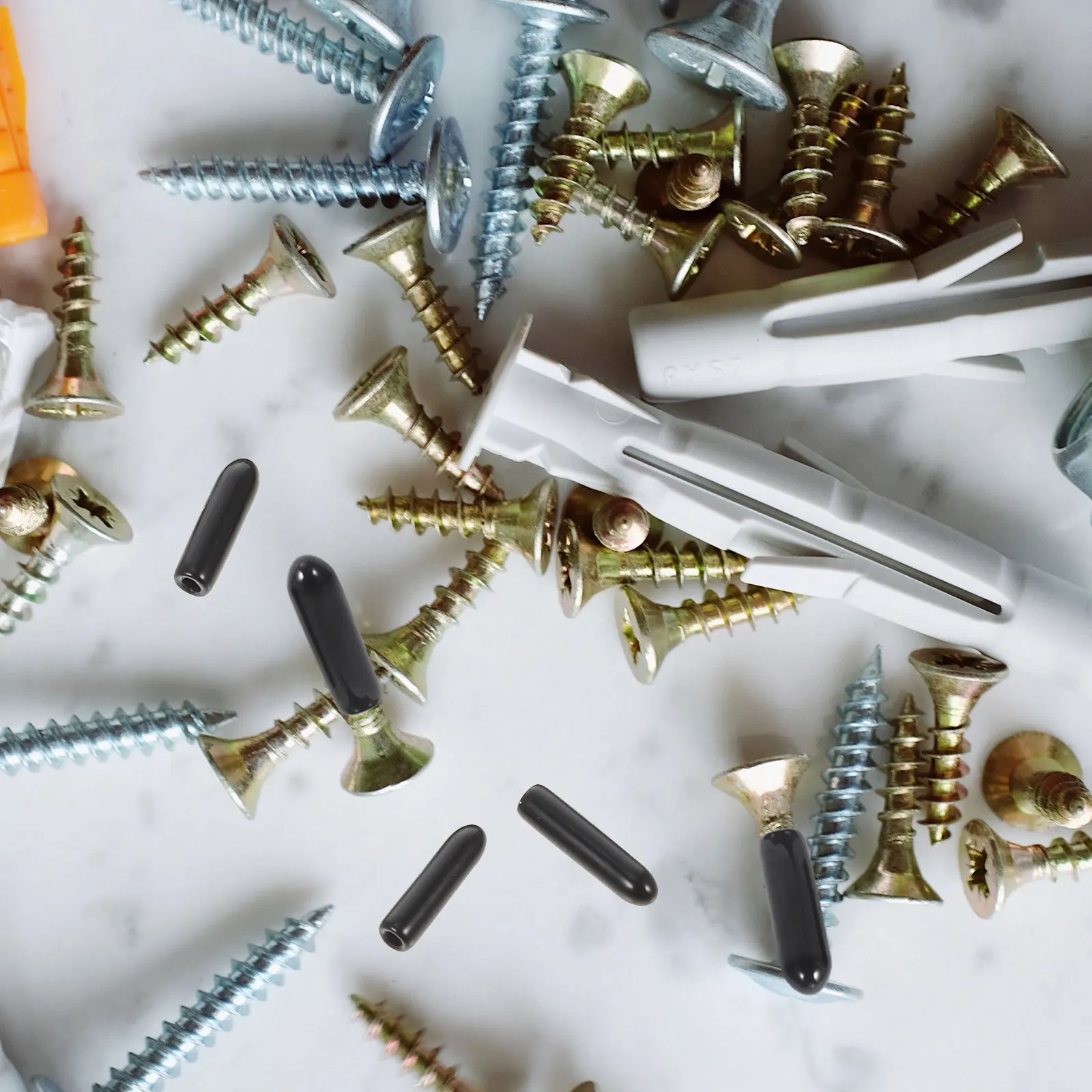 

500pcs Rubber Screw Caps Pvc Bolt Protective Covers For Rust Corrosion Dust Protection End Caps Assortment Kit