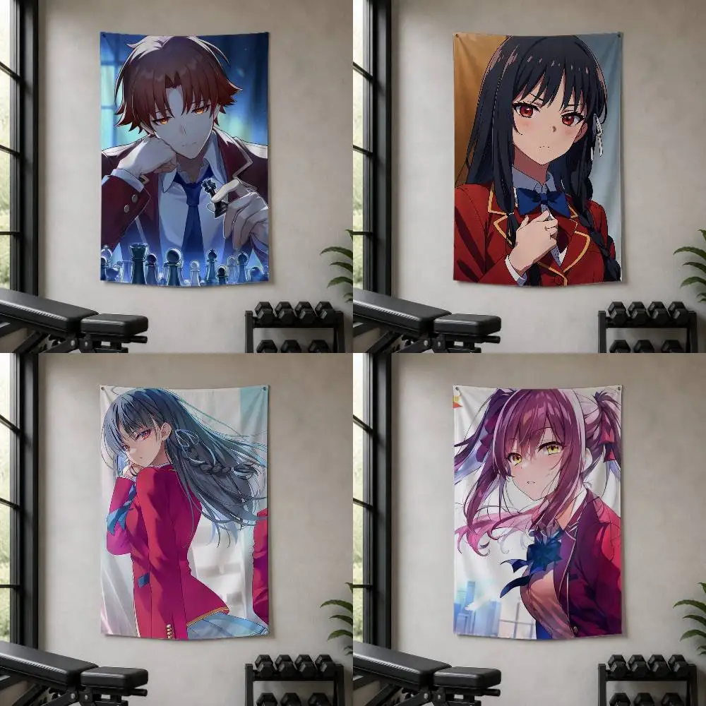 Anime Classroom of the Elite Decorative Art Flag Banner for Picnic Camping Party and Home Decor