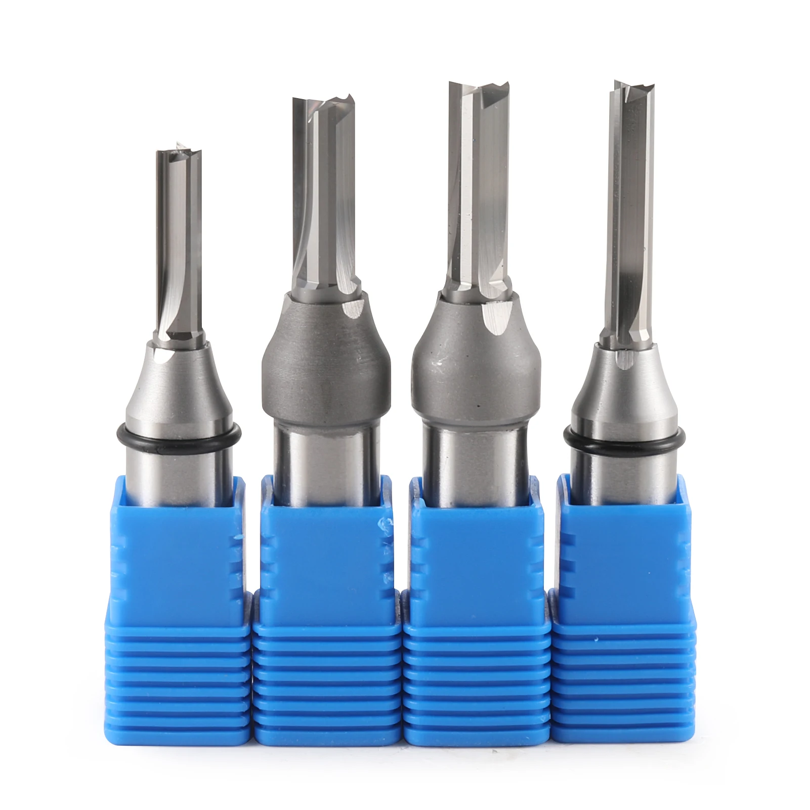 TIDEWAY 1PCS TCT Router Bit 3 Flutes Straight Flush Trimming Milling Cutter 12.7mm 1/2Inch Shank CNC Woodworiking Tools