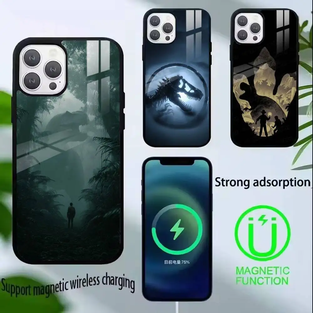 

J-Jurassic Dinosaur World Phone Case For iPhone17,16,15,14,13,12,11 Plus,Pro Allows magnetic wireless charging