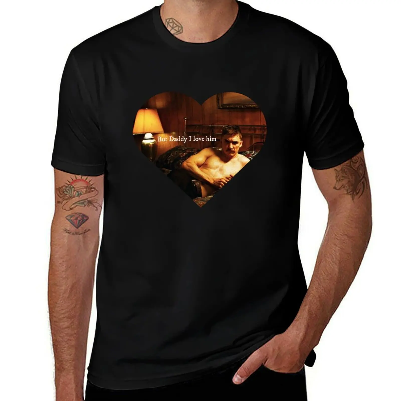 

The Demon Strange Darling Kyle Gallner But Daddy I Love Him T-Shirt T-shirts oversize valentines clothes men clothing