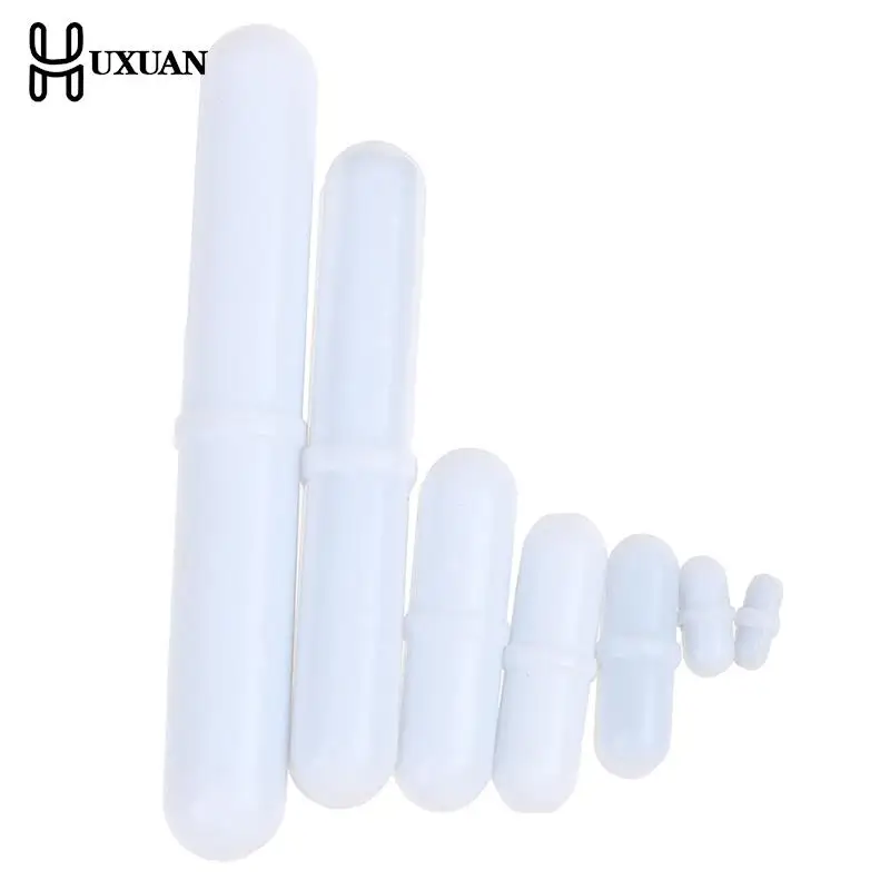 1 stücke 6 Größen PTFE Magnet Rührer Mixer Rühren Bar Weiß Farbe Ohne Pivot Ring