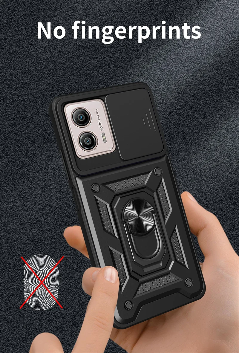 For Moto G53 5G Case Magnetic Ring Holder Stand Armor Phone Cases For Motorola G13 G23 4G G 53 13 23 Magnetic Ring Back Cover