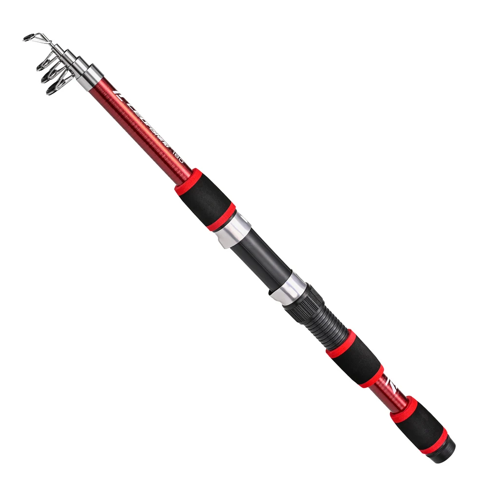 

Compact Fishing Rod For Backpacking Casting Rod Outdoor Fishing Rod 1 4-5 8oz Bait Compatibility 100g Lightweight FRP Material