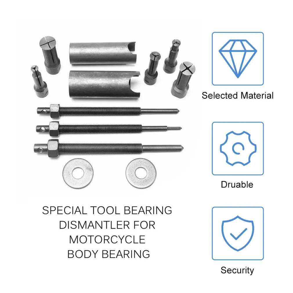 Motorcycle Inner Bearing Tool Extractor Bearing Removal Wheel Gear Remover Pulling Extractor Bearing Pullers Extractor Tool