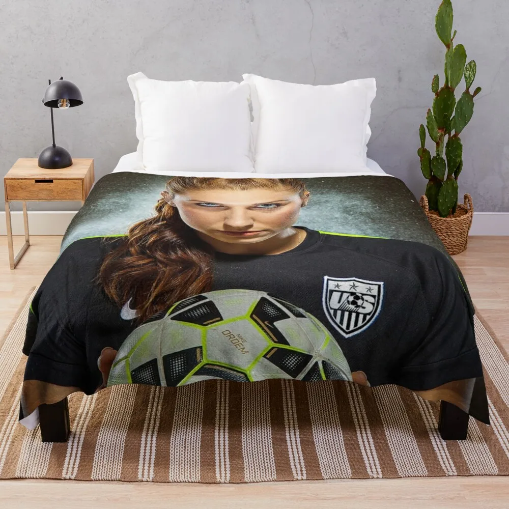 alex morgan 20 Throw Blanket Personalized Gift Camping Vintage Plaid Blankets