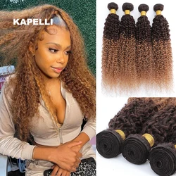 12A Kinky Curly Hair Bundles 1/3/4 Pcs Jerry Curly Bundles Human Hair Burmese Curly Hair Extensions 100% Unprocessed Virgin Hair